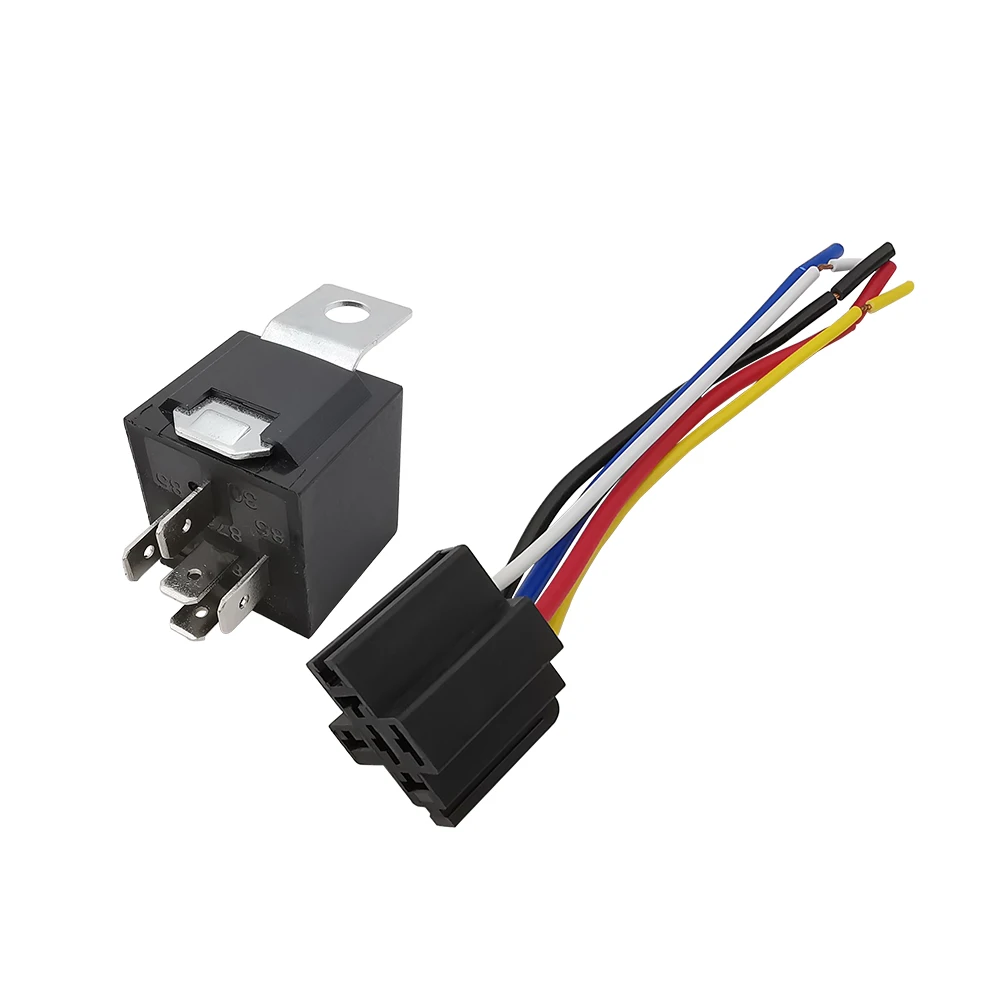 5Pcs 12V 40 Amp Car SPDT Relay DC 5 Pin 5 Wires W/ Harness Socket Automotive AU | Australia - View #7