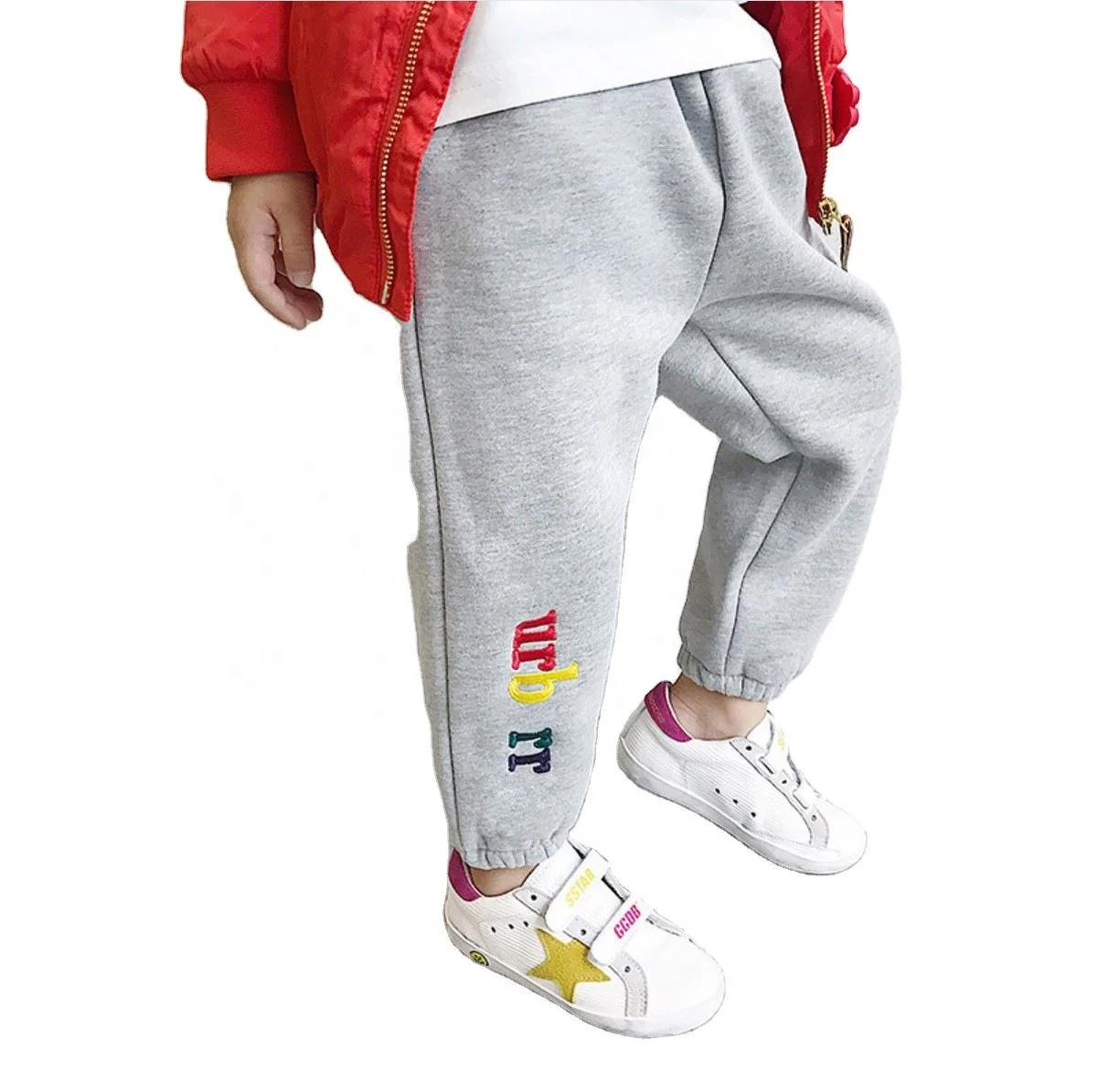 2022 New Style Bape Kid Pant Boy's And Girl's Gray Letters Embroidered  Terry Casual Sports Children's Pants - Buy Kids Bape Clothing,Kids Mosquito  Pants,Kids Boy Pants Product on 
