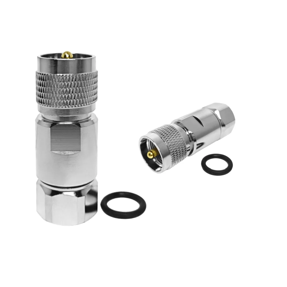 RF Connector UHF Male Clamp Connector for 1/2