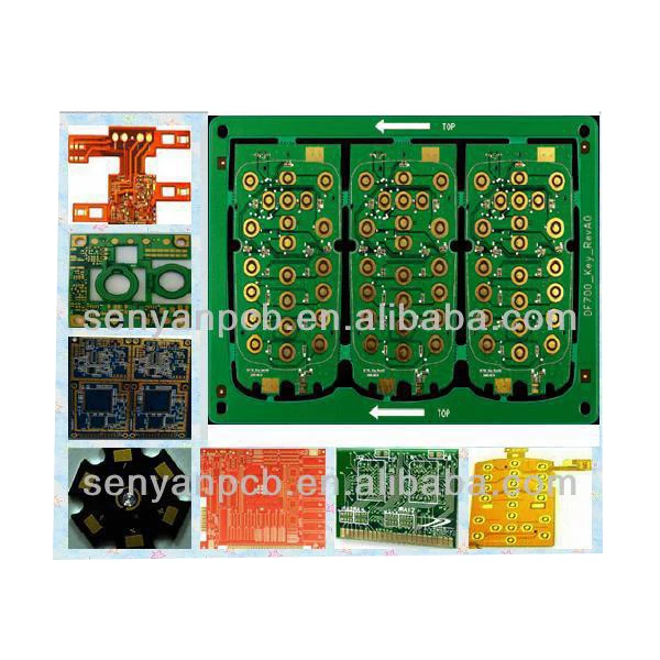 Высокое качество 4-секционный измельчитель для мобильного телефона Pcb кнопочной панели печатной платы