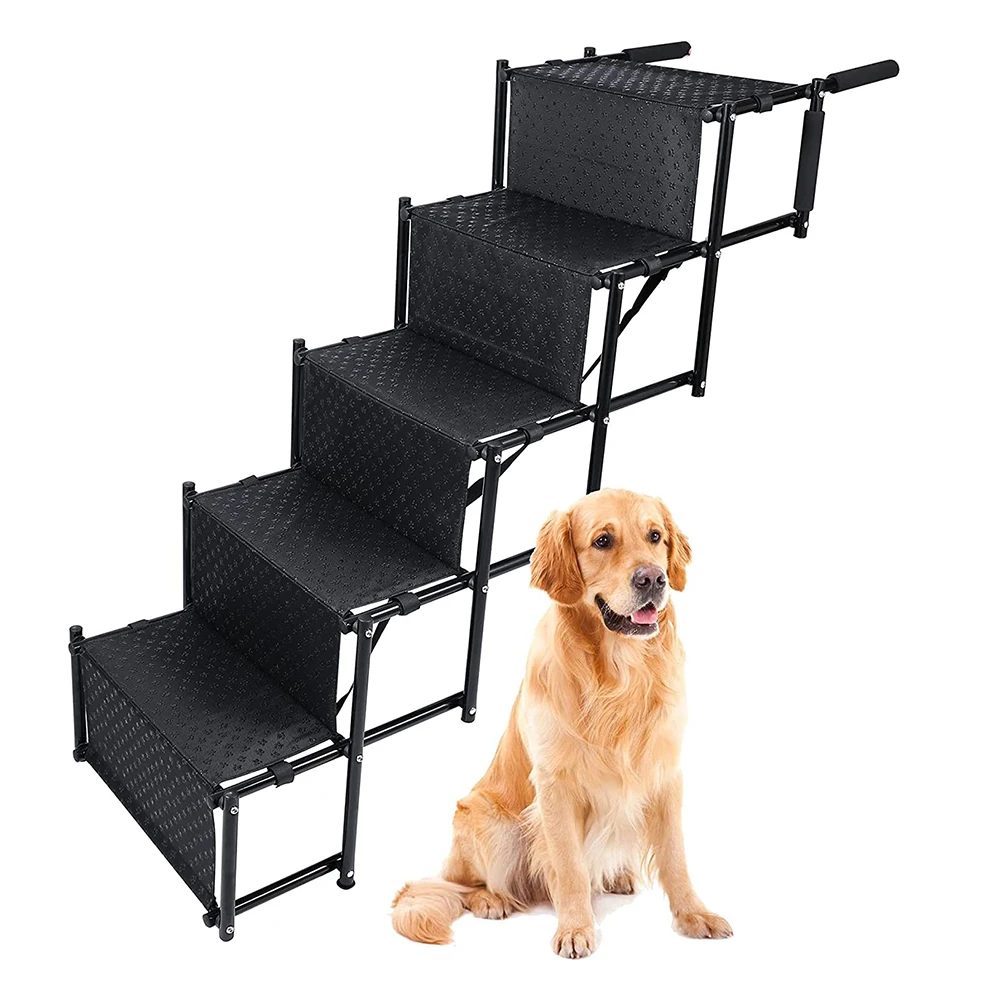 5steps Dog Ladder Practical Multi - Functional Dog Ramp for Pets to Get ...