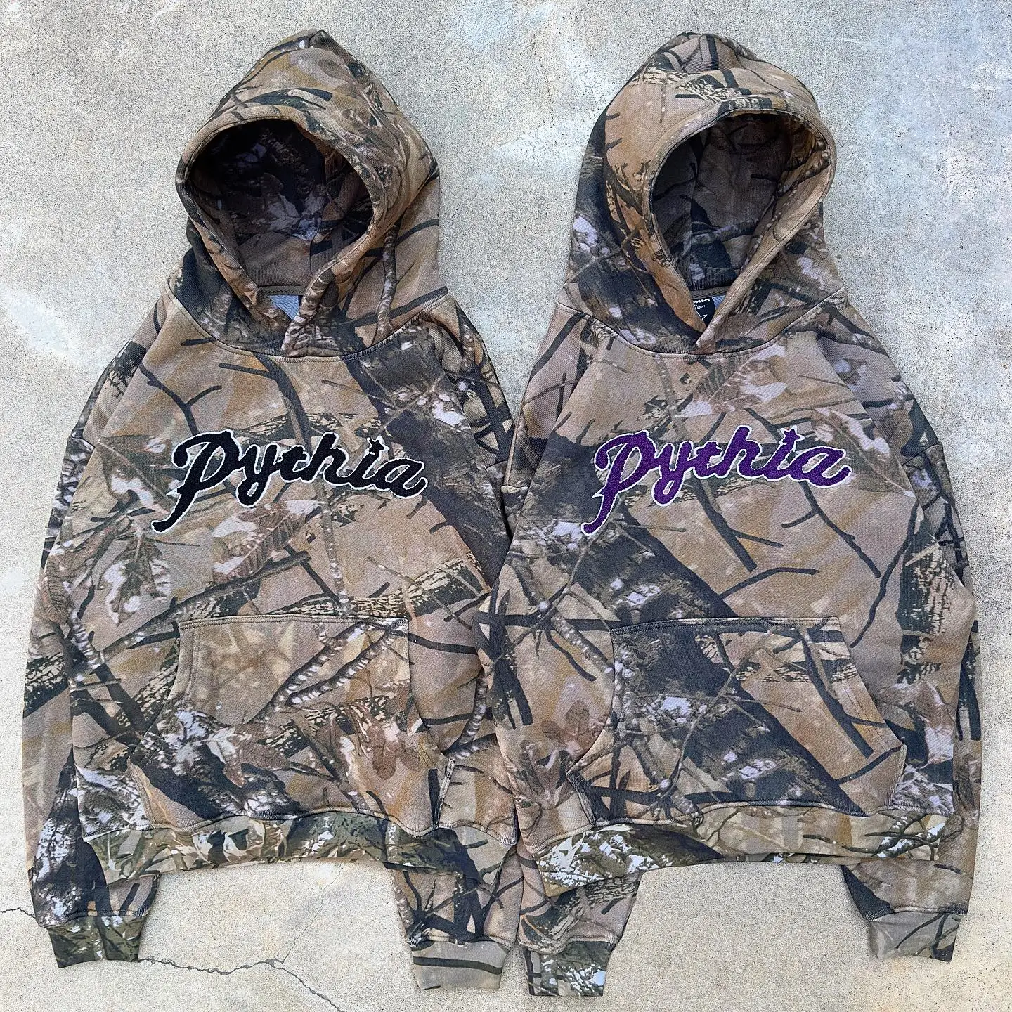 Custom Hooded Sweatshirts Pullover Camouflage Heavy Sublimation Print Oversized Patches Chenille Embroidery Camo Hoodies for Men gallery 6