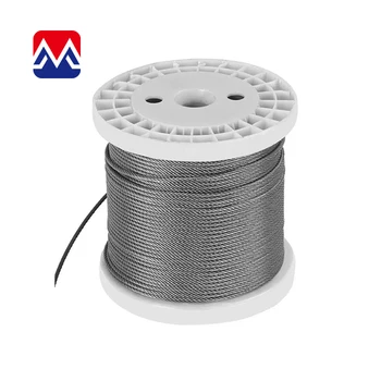 Stainless Steel Wire Rope, 0.8mm/1.2mm/1.5mm, 7x7, 304