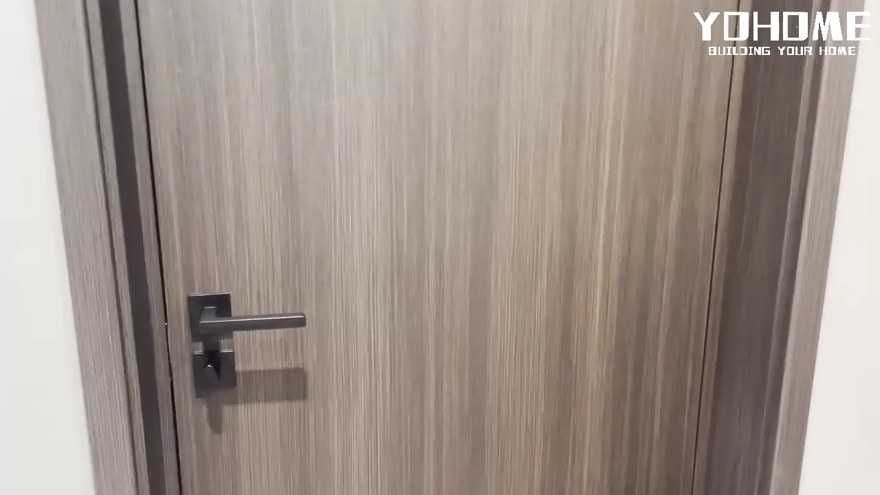 Foshan Semi Solid Core Flush Door Wood Flush Door Frame Ply Wood Faced