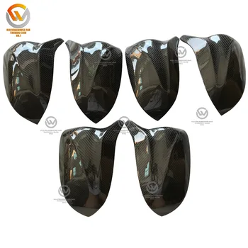 Carbon Fiber M Style Overlay Rearview Side Wing Mirror Cover For BMW X3 G01 X4 G02 X5 G05 X6 G06 X7 G07 2019-2023