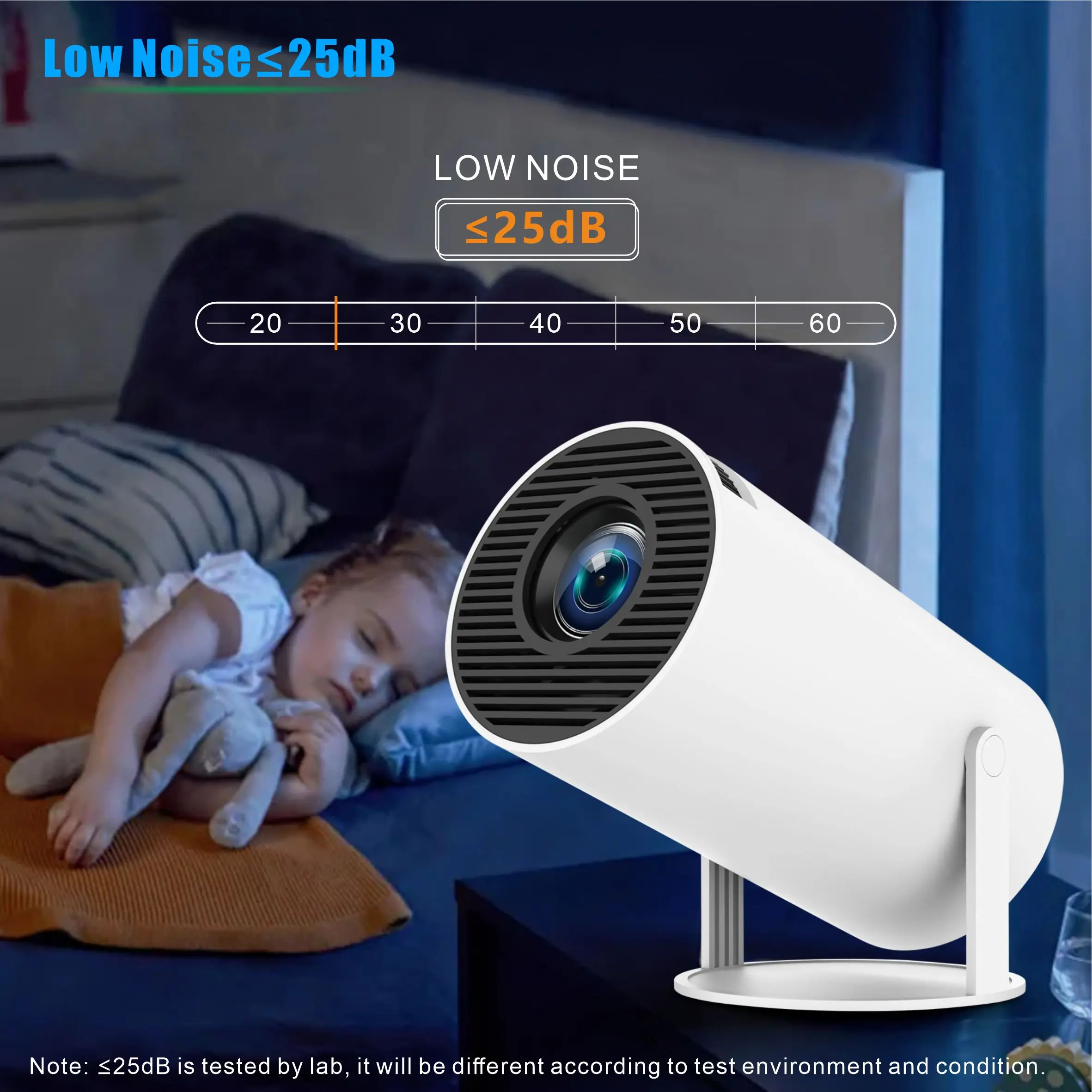 Outdoors Mini Video Projector 720P Home Theater Portable 130inch Screen Projection Display WIFI BT HY300 Smart Projectors