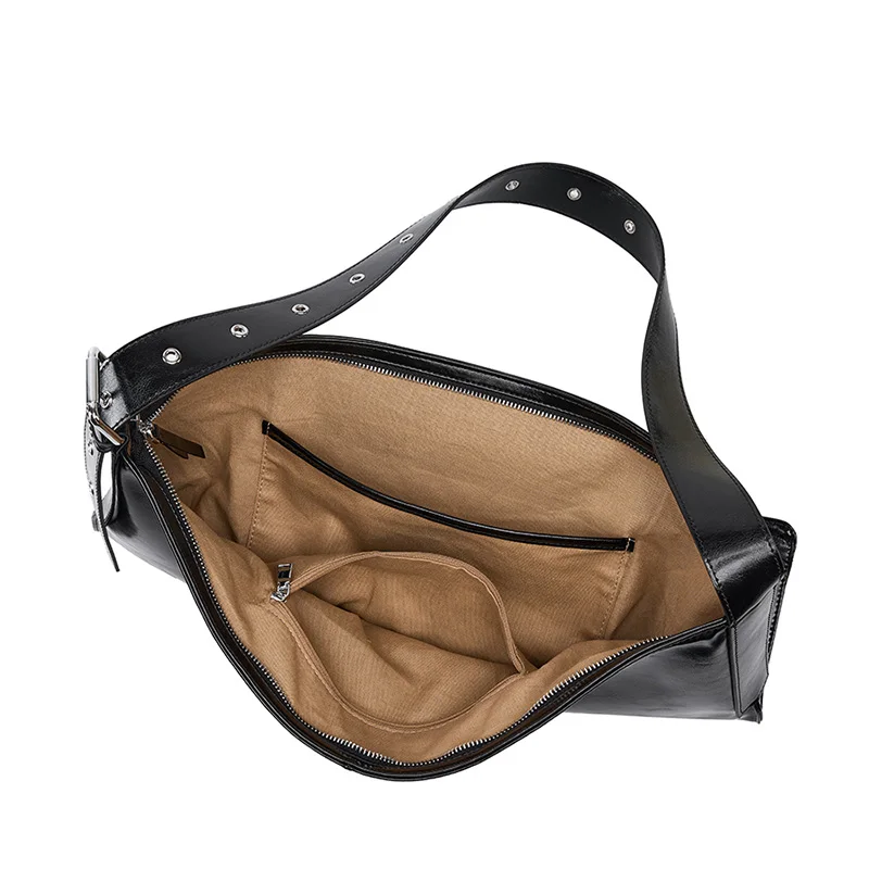 Manufacture Color Custom Famale Leather Crossbody Shoulder Soft Bag Handbag Leather Women Bag for Ladies Female