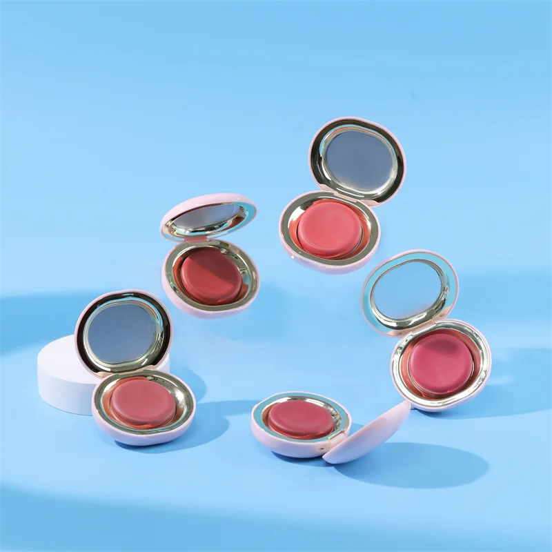 TY 2406 Private Label Custom Logo Vegan Blusher Cruelty Free Makeup Cute Rare Beauty Cream Blush Palette