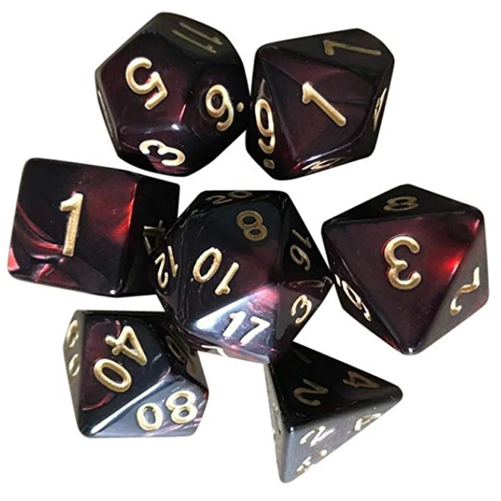 Dnd Dice Sets 5 7pcs Dungeons And Dragons Dice With Free Pouch D D Pole Playing Games Buy Rpg Dice Set Factory Wholesale Table Game Dice Wholesale Dice Product On Alibaba Com