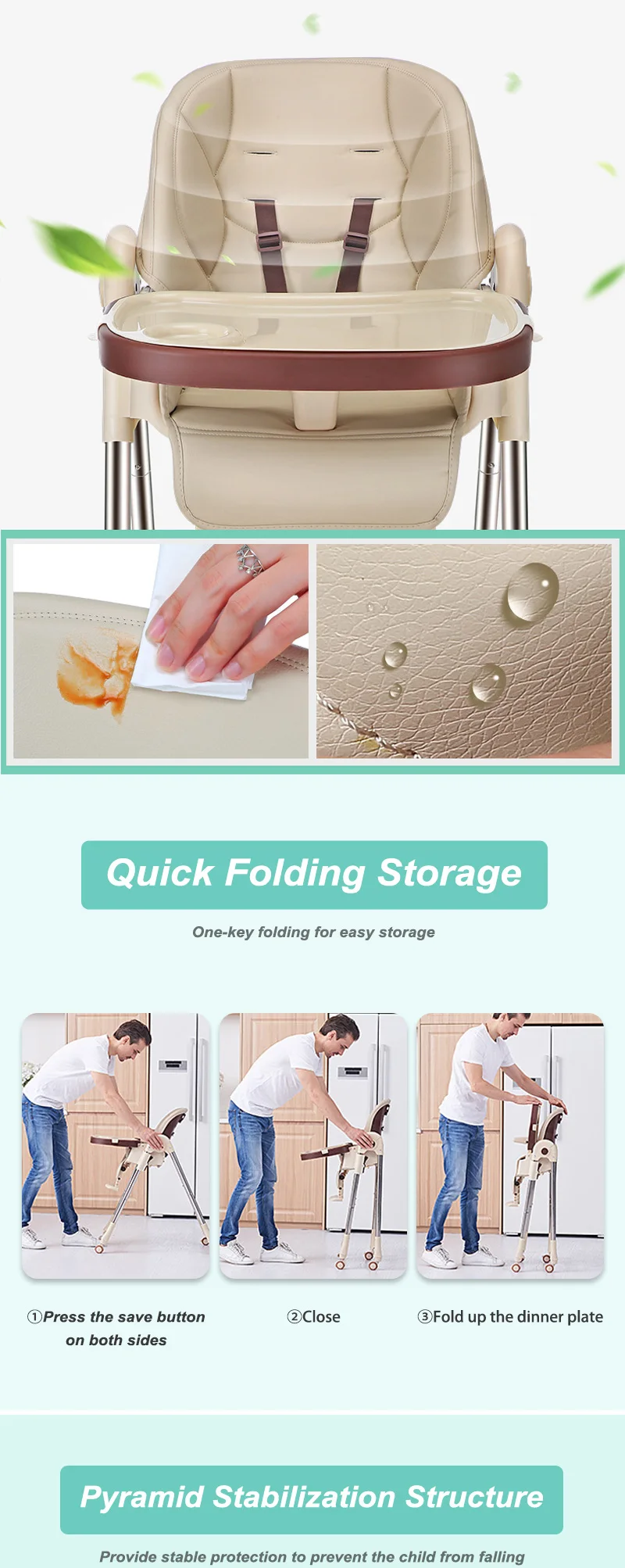 Kiddie Price Portable Multi-function 3-in-1 Acrylic Foldable Safety Dining Adult Plastic Chair for Bathroom Use supplier