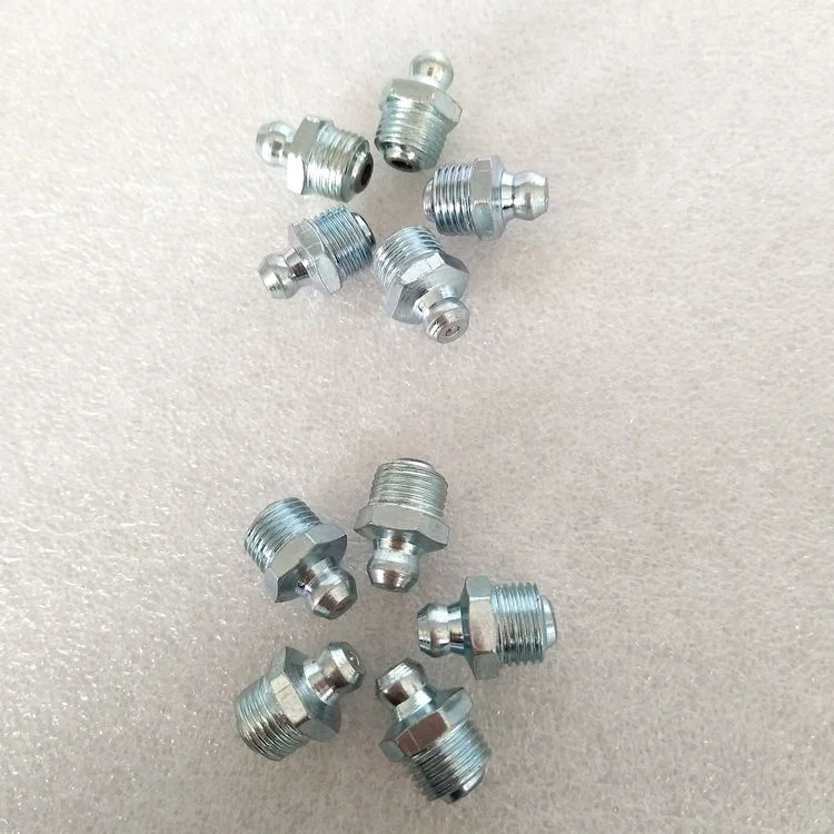 1/8"-27 Grease Fitting with Ball Check,high Pressure Carbon Steel Grease Gun Nipple Fitting