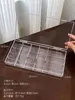 Caja de almacenamiento de joyas de 21 compartimentos.