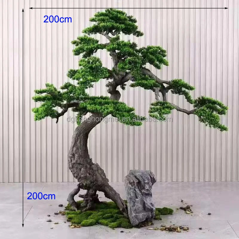 Artificial Plant Yew Podocarpus Big Tree Simulation Yacca Bonsai Pine