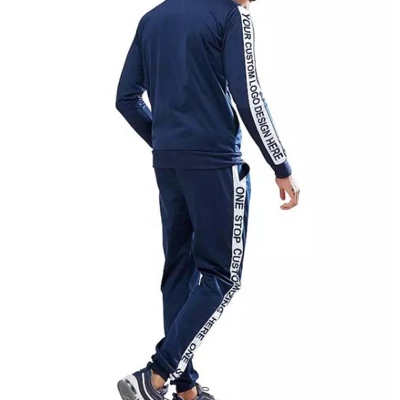 Groothandel Katoen Polyester Kant Streep Sport Kleding Custom Logo Gym  Trainingspak Voor Mannen Sweatsuit Trainingspakken Sets - Buy Groothandel  Katoen Polyester Kant Streep Sport Kleding,Custom Logo Gym Trainingspak  Voor Mannen,Mannen Sweatsuit 