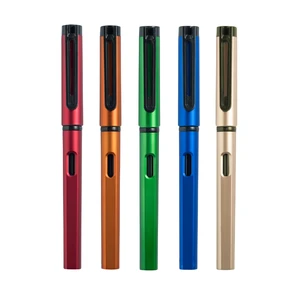 OEM Custom Logo Enclosed 0.5mm Creative Silicone Gel Pens Promotional Neutral Black Glitter Gold Red Purple Silver Blue Plastic