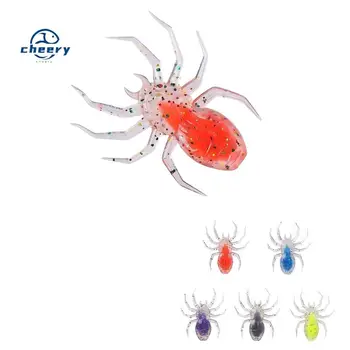 CHEERY 3.5cm1.3g Myriapod TPR Fishing Lure Multi-Legged Worm Silicone Soft Plastic Bait Spider Lures by Brand Name – Soft Lure – view 2