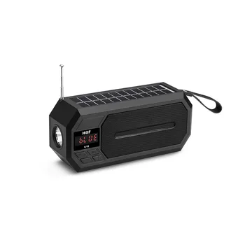 2021 HF-U18 latest Promotion Solar Mini Wireless Speaker Support USB/TF CARD/FM RADIO With Light