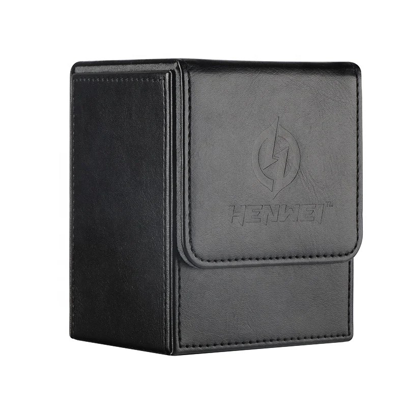 HENWEI настольная игра дисплей маленькая коробка для хранения палуба игровая развлечение игральные карты цветная с логотипом печать на заказ ПУ