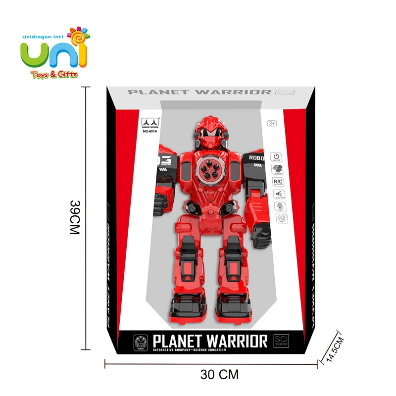 Funny RC Robot Toy With Sound and Light Electronic Robot for Children Christmas Gifts