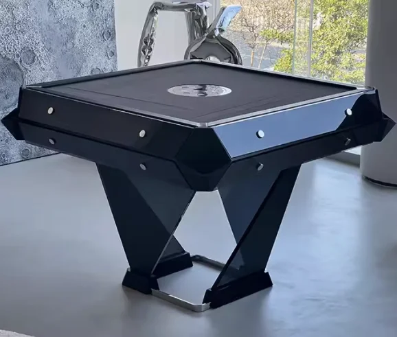 Полностью Автоматическая высококлассная машина для Маджонга с уникальным дизайном стекла домашних развлечений