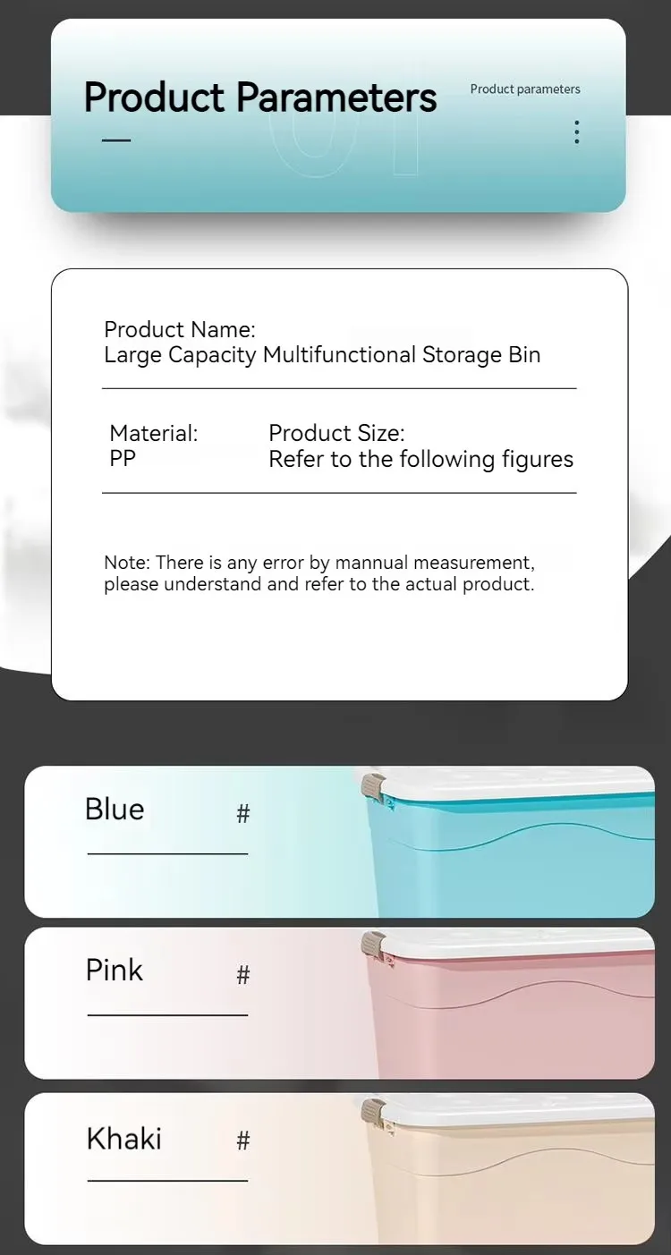 Large Capacity Durable Multiple-Function Storage Box & Bin for Clothing with Pulley for Warehouse Use details