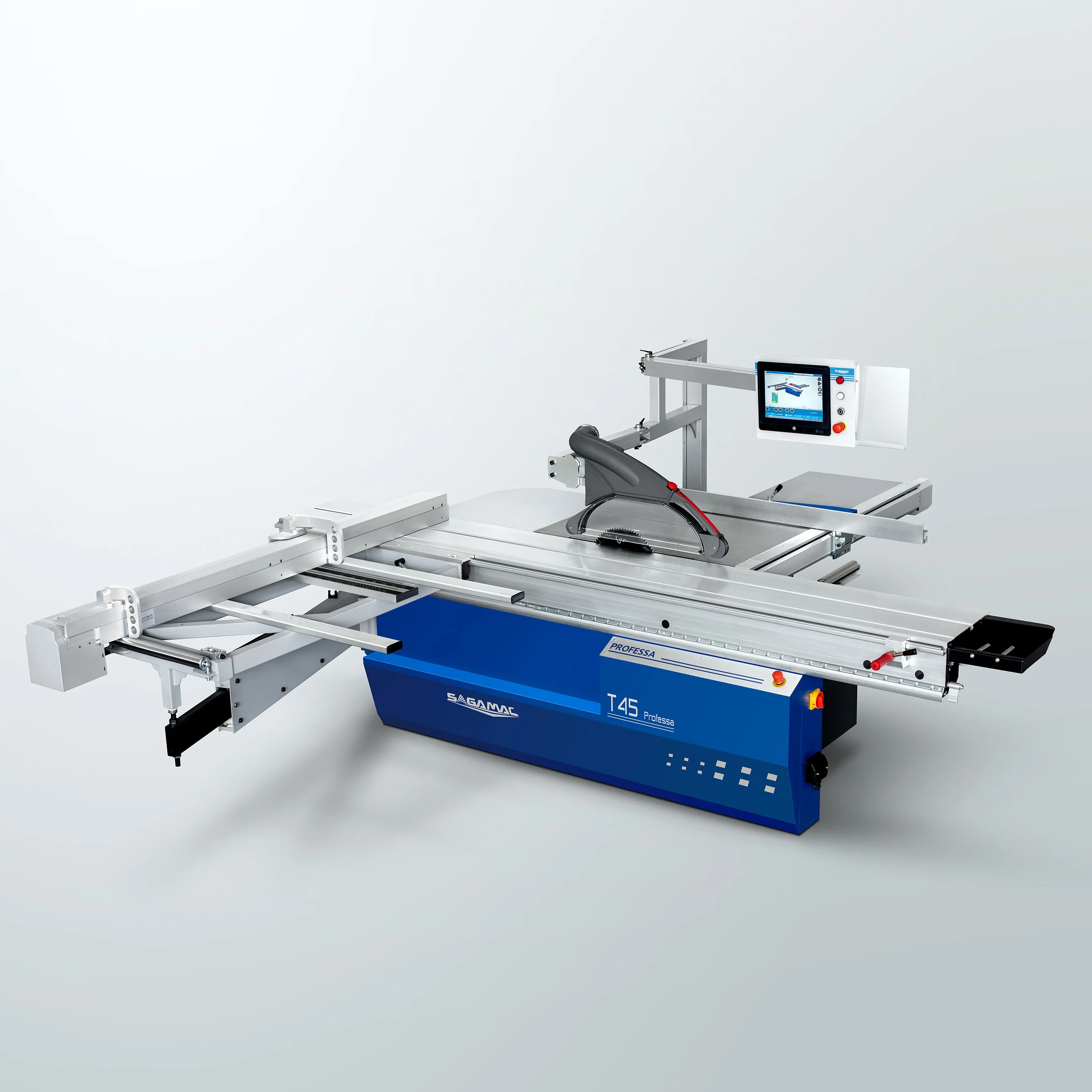 SAGAMAC ENG T45 New Type Computer Remote Control Fully Automatic Woodworking Saw Sliding Table Panel Saw Machine