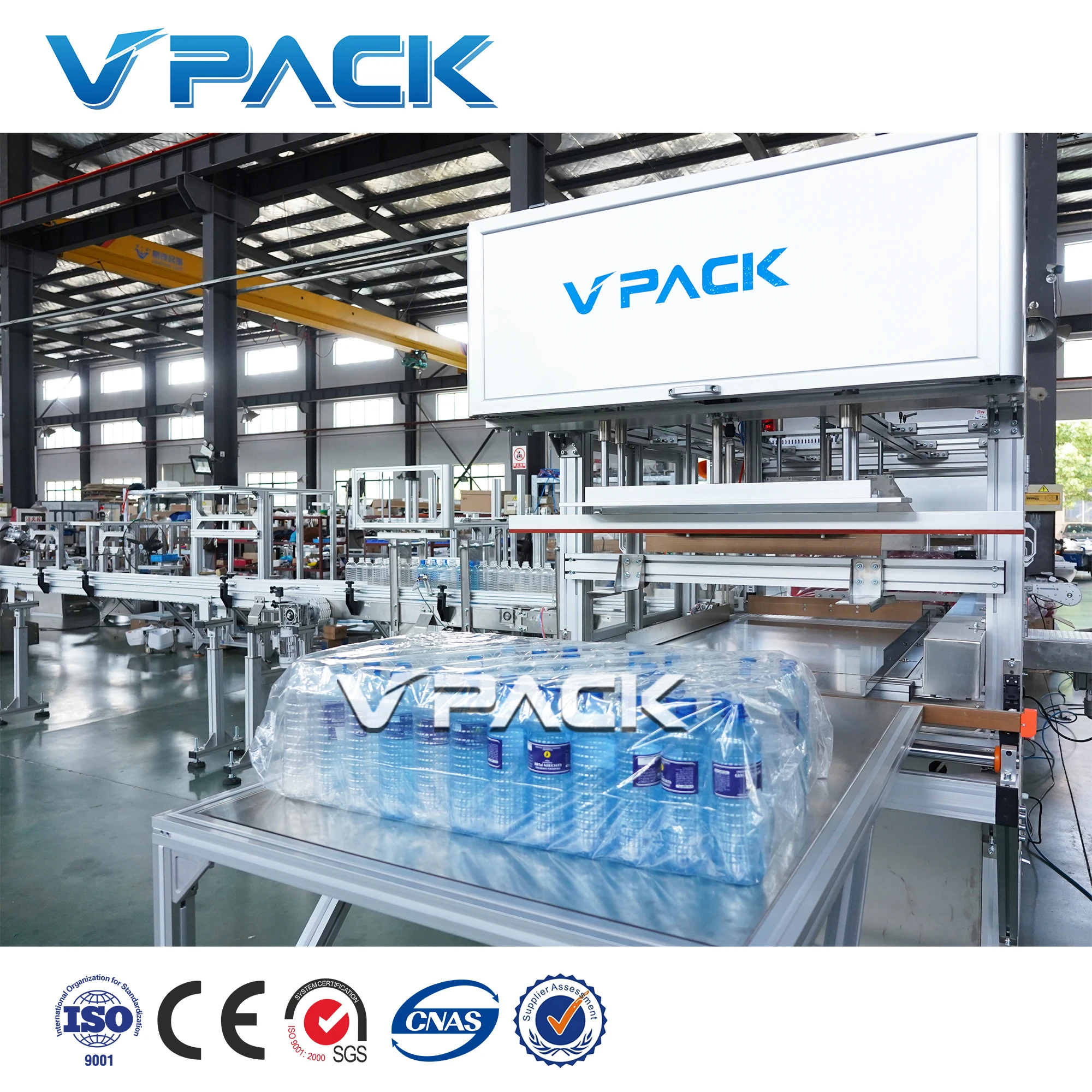 Empty Plastic Bagging Packing Machine/Pet Bottle Unscrambler/Maquina Empacadora De Bolsas De Botellas Vacias