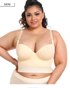 Customized Sports Bras Custom Soutien Gorge Pour Femmes dos Nus High End Luxury Sports Bras Body Shaping tank with Built-in Bra