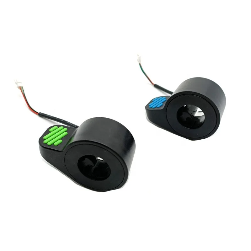 Upgrade Blue Green Color Finger Button Throttle for Nine Bot ES1 ES2 ES3 ES4 Electric Scooter Accelerator Replacement Parts