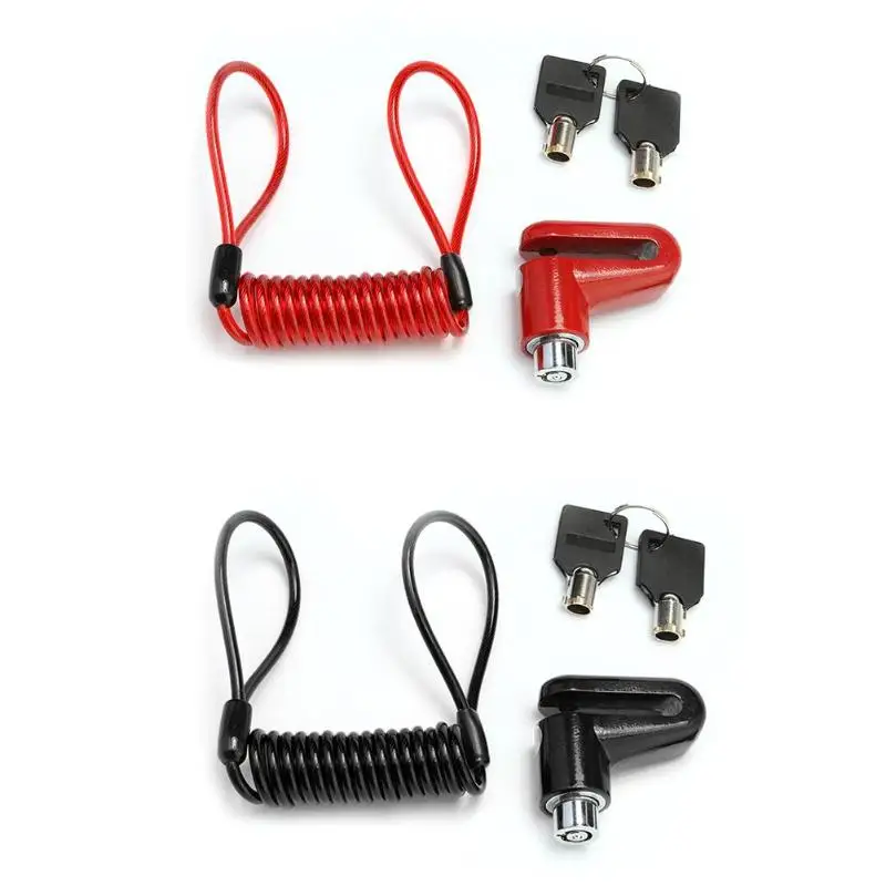 chuancheng Anti-Theft Bicycle Disc Brake Wheels Lock for Xiaomi Mijia M365 Electric Scooter with Reminder Rope 