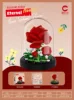 7419 Regno Segreto - Fiore di Rosa - con Base Trasparente