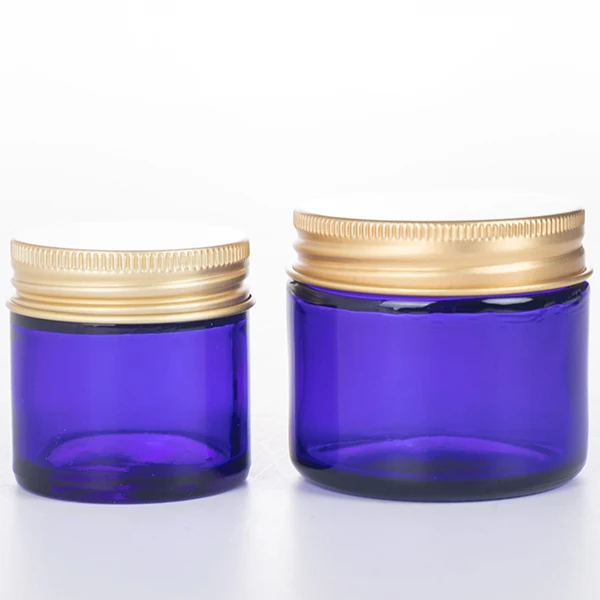 Download Custom Cobalt Blue 2oz 60ml Round Cosmetic Cream Glass Jar With Lid Buy 2oz Glass Jar Cream Glass Jar Blue Glass Jar Product On Alibaba Com