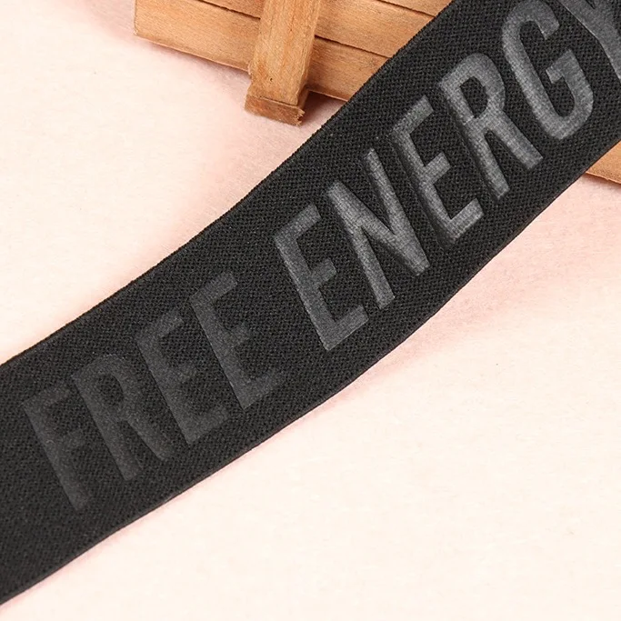 Профессиональная высокая резинка жаккарда с тиснением