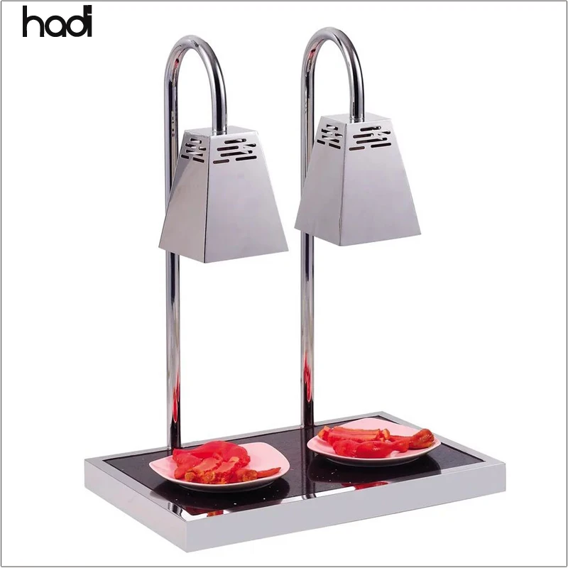 Lampe Chauffante Alimentaire Inoxydable Commercial - Réchauffeur Plats Suspendu 575W/920W Pour Restaurant Hôtel