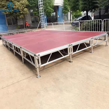 16X24FT Assemble Portable Stage Movable Aluminum Stage for Outdoor Concert Event