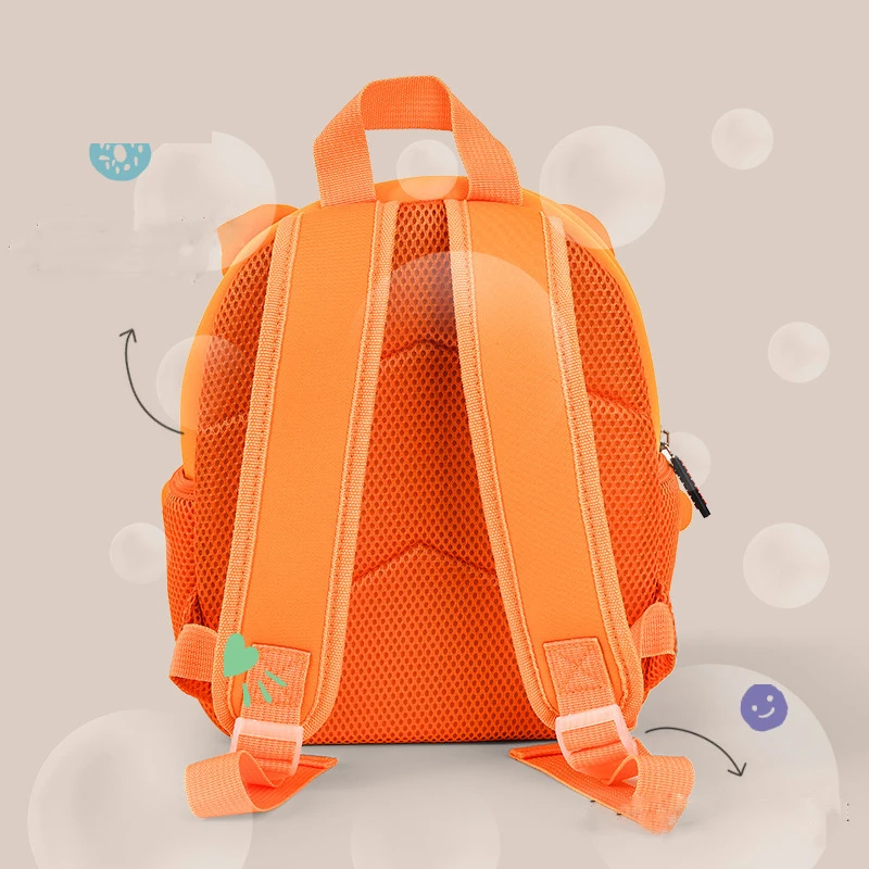 2023 Rpet Waterproof Fabric Elephant Piglet Backpack Lightweight Kids School Bag For