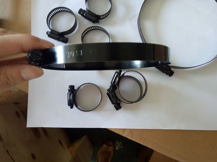 Профессиональный завод, небольшой заказ, оцинкованные стальные хомуты в немецком стиле