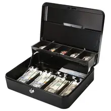 Portable Popular New Design Safety Metal Money Cash Box