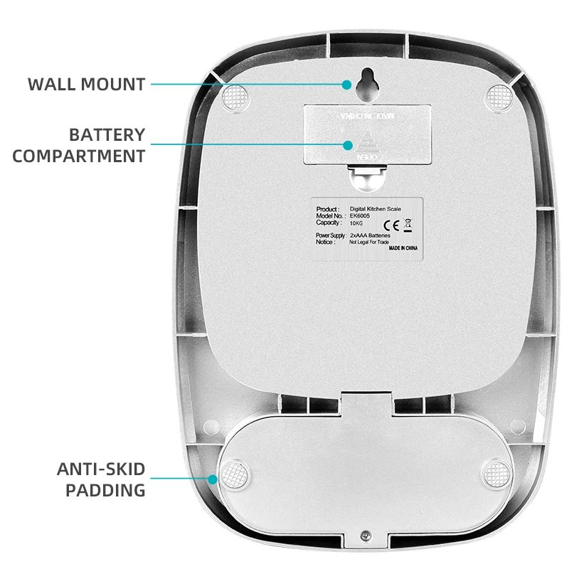 Oakleigh Home 10kg Digital Food Scale