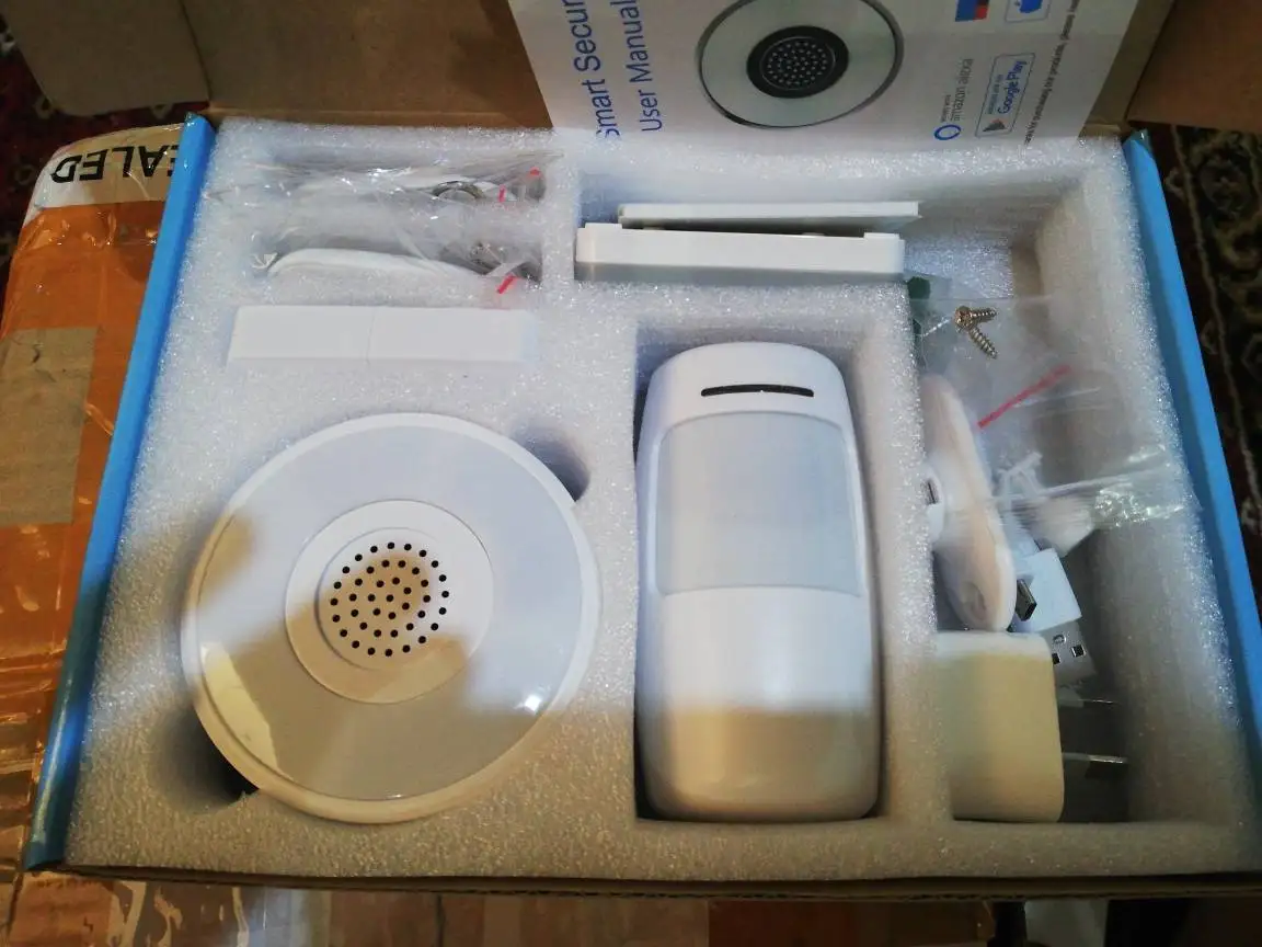 Tuya Wifi Smart Home Security System Alarm Siren Hub Burglar And App