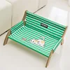 Cama plegable verde