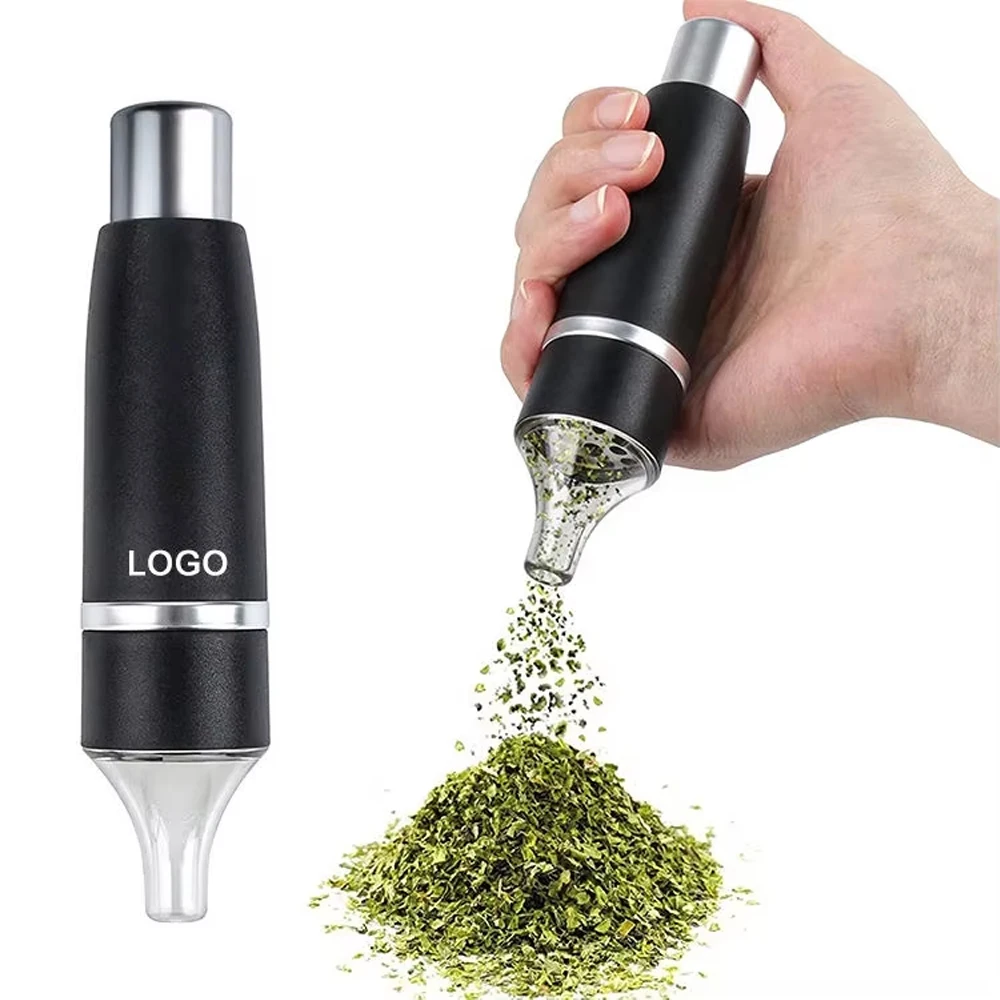 tobacco grinder pen Manual Press Pen Smoke Grinders Detachable Cleaning Single Hand Flower  Tobacco Grinder Supply