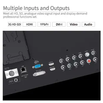 SEETEC P173-9HSD-CO 17.3" Aluminum Broadcast Director Monitor, Portable for OB Truck & Outdoor Live Streaming Events detail image