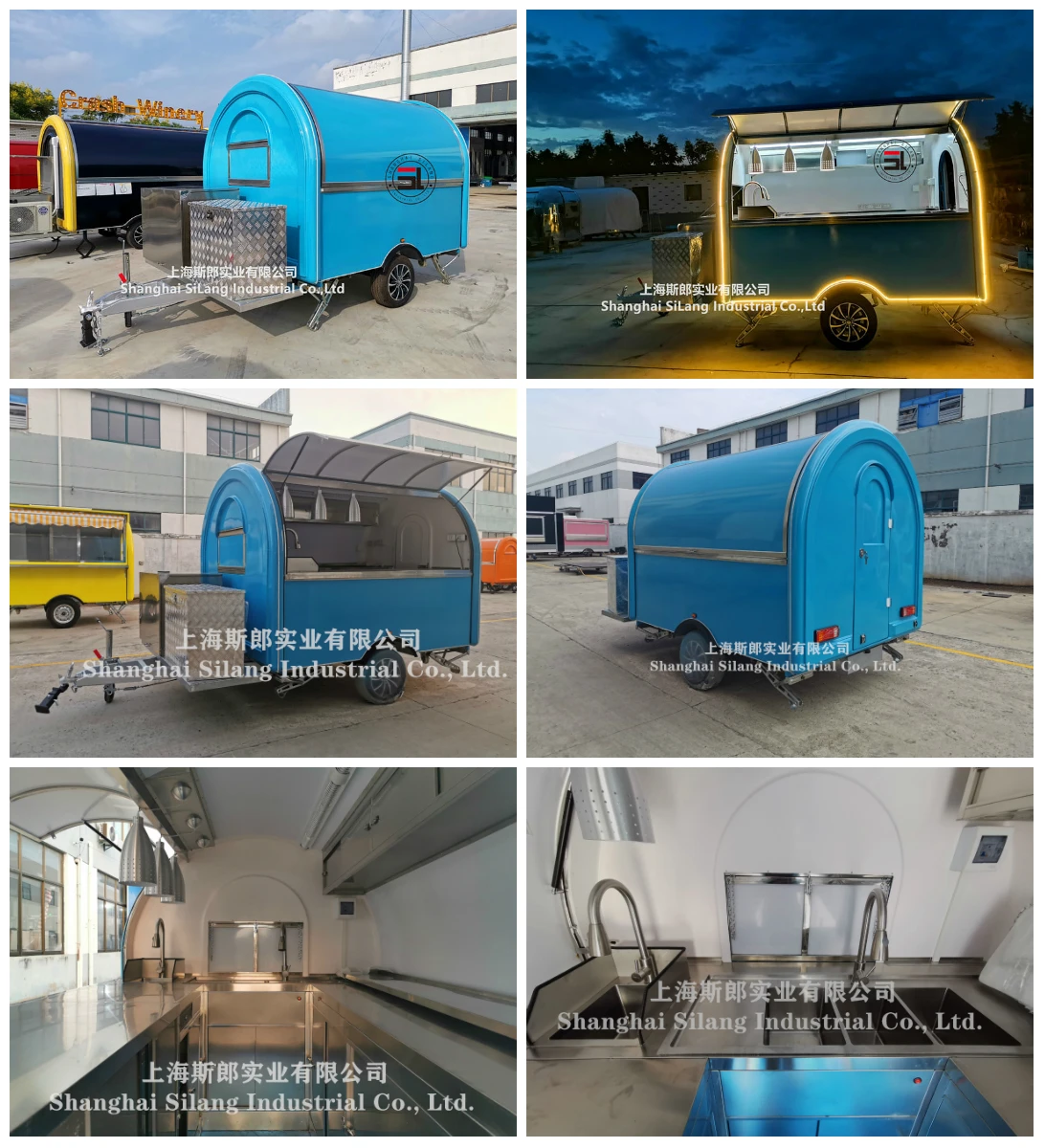 Mobile Food Kiosk Ice Cream Trucks Taco Cart Sweet Corn Shop Small Fast Food Trailer manufacture