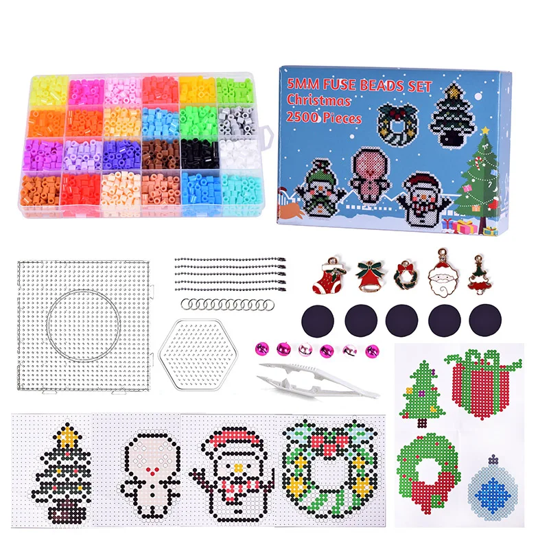 Melt Perler Perler Beads No Iron Perler Beads Boards 8500 Bead DIY