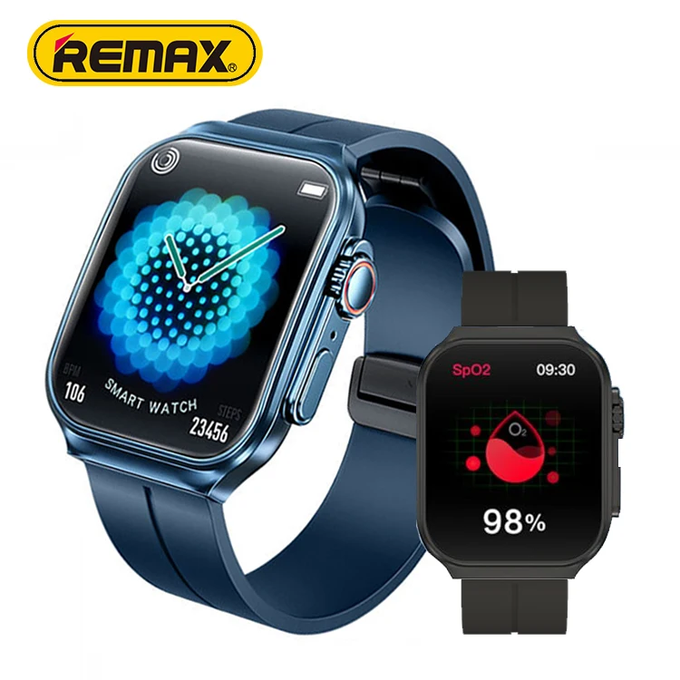 Remax Amoled Premium Smartwatch Phone Watch Smart Fitness Tracker  Smart Watch IP67 Waterproof Smart Watch for Women Men