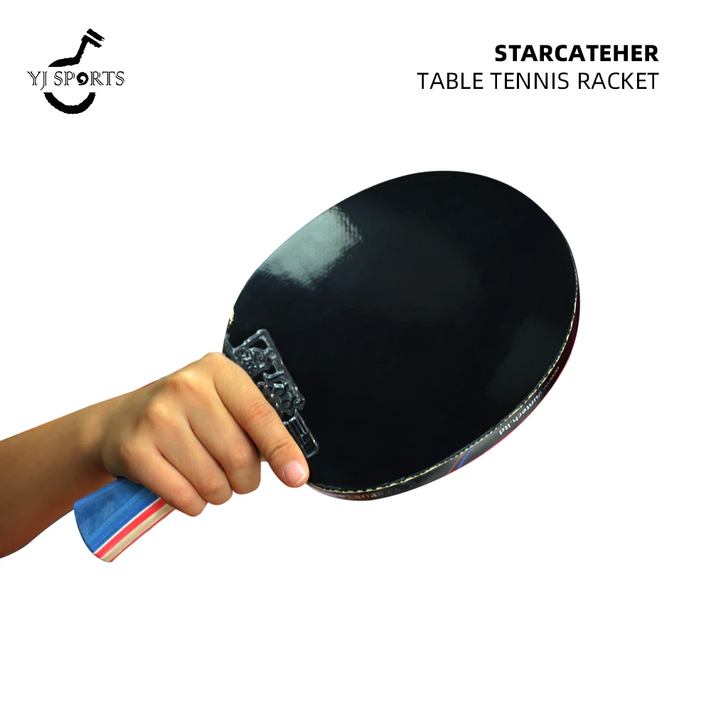Ракетки для настольного тенниса YJ 5 слоев серия созвездий пинг-понг ракетки из чистого