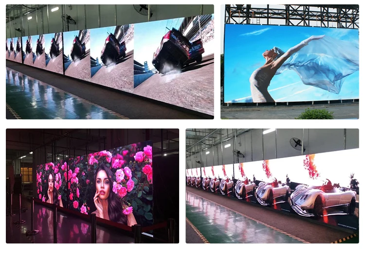 Outdoor Poster Rental Price P6 Billboard Led Curved Flexible Panel Led Display Screen Led Wall