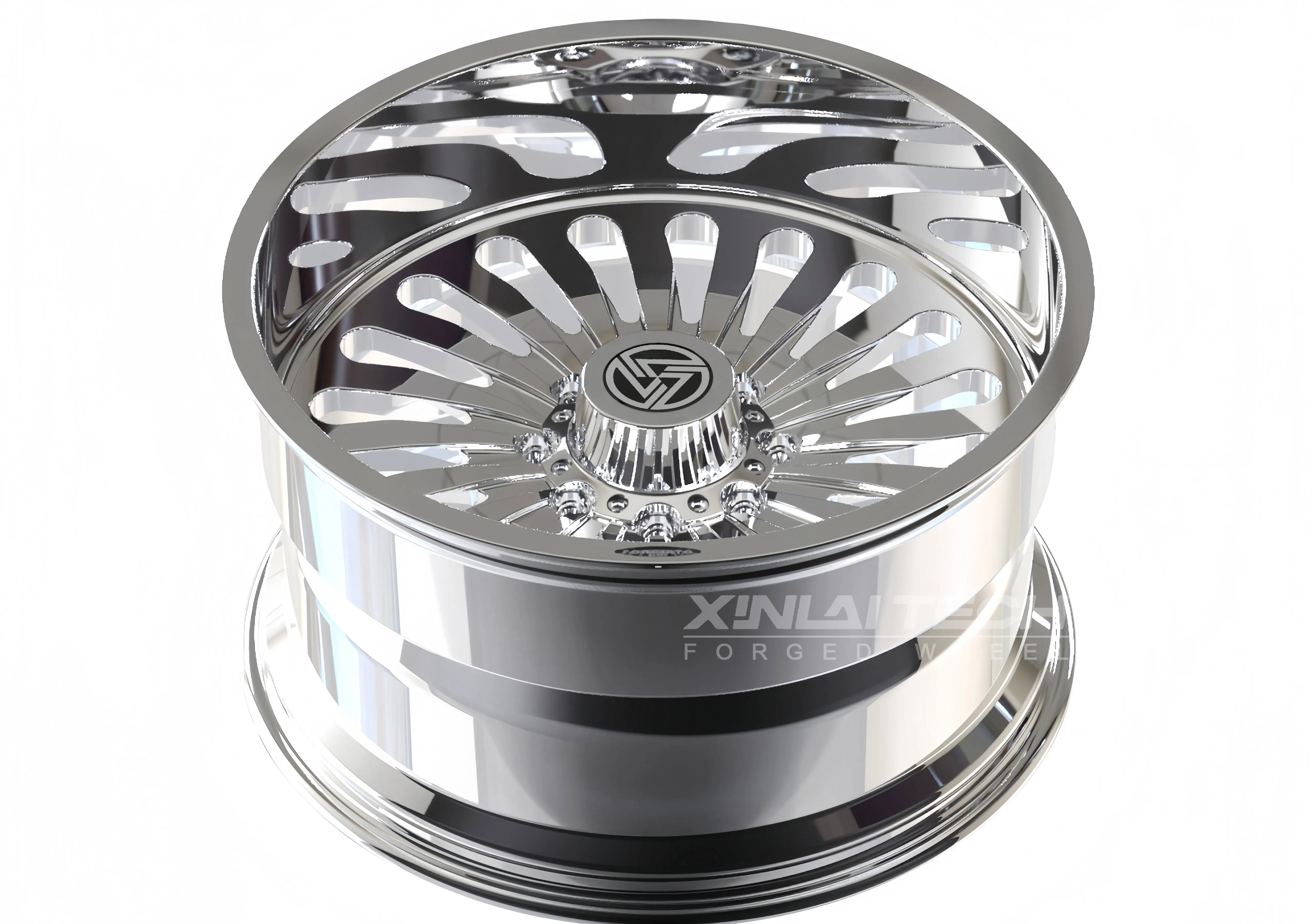 XL Forged Wheel 22x12 24X14 26x14 28x14 Inch 8x6.5 8x165.1 8x180 Polished Chrome for F-150 F450 RAM1500 - Image 3