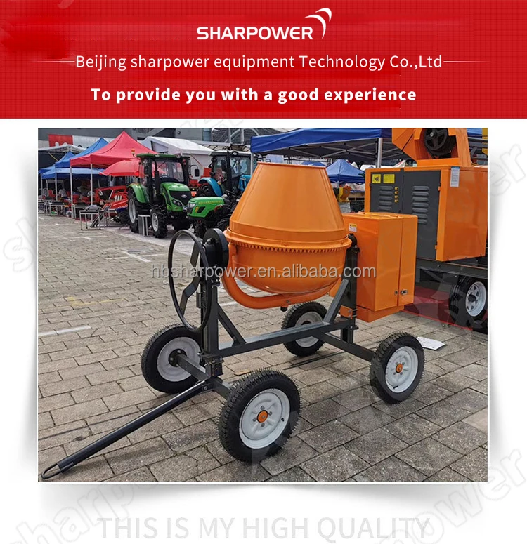 Small 800l 700l 350l 500l 300l 160l Mobile Diesel Concrete Cement